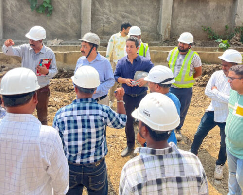 Nagpur MHDC Project review visit of Shri T. D. Kasar as Managing Director & CEO